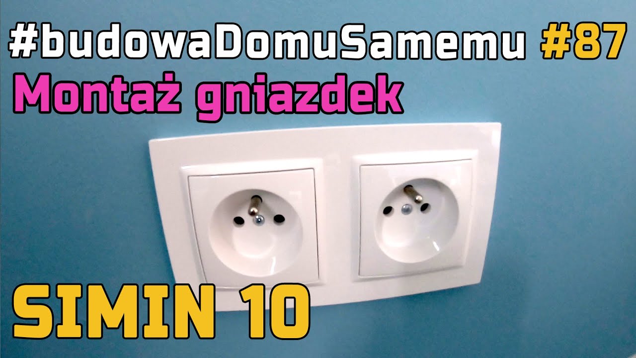 Montaż gniazdek elektrycznych Simon 10