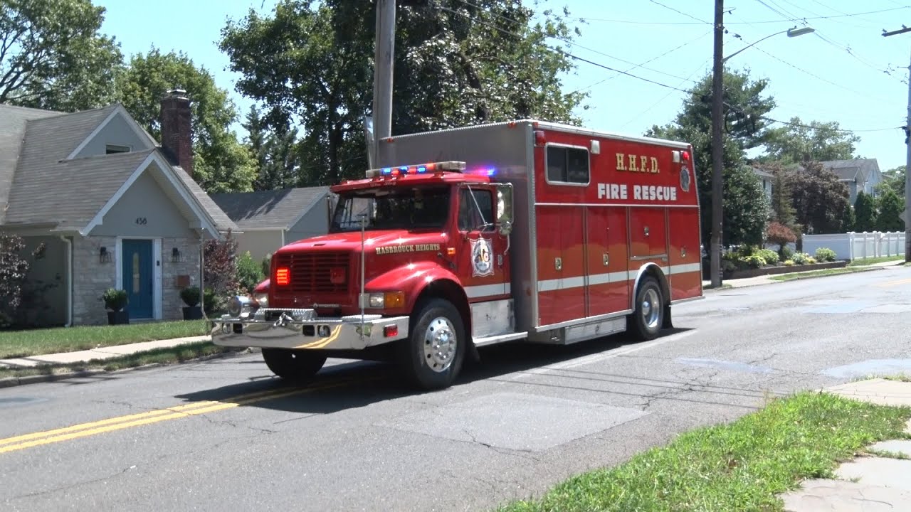 Hasbrouck Heights,NJ Fire Department Res 614,Amb 603 & Eng 615