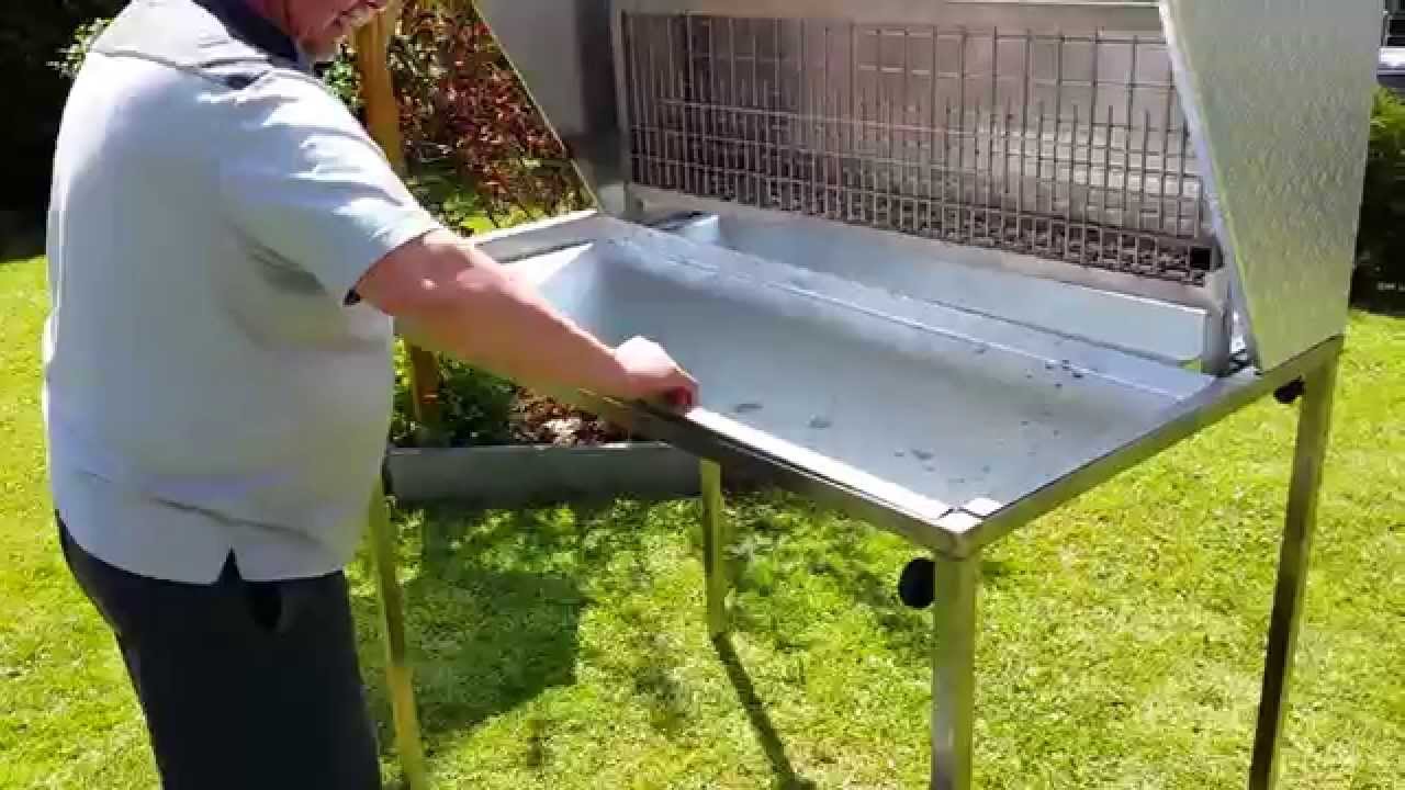 Spanferkel Grill selbst gebaut