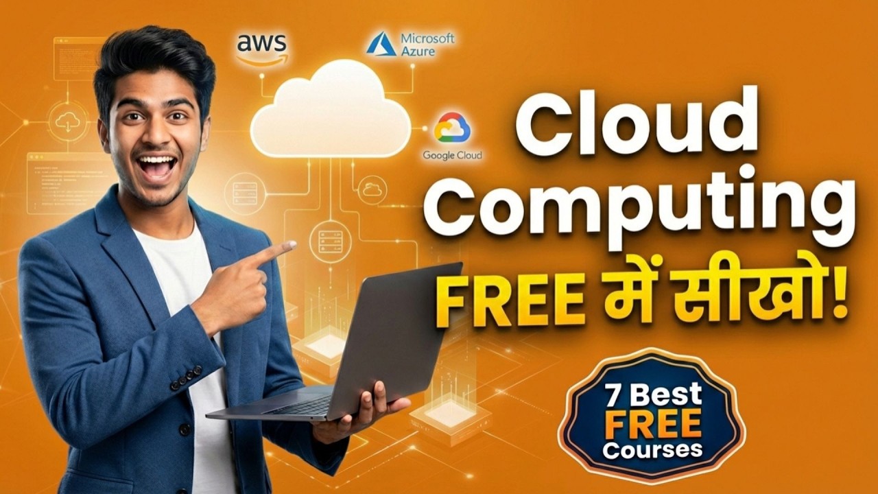 Cloud Computing FREE में सीखो! ☁️🔥 | 7 Best FREE Courses (2026) | Certificate भी मिलेगा