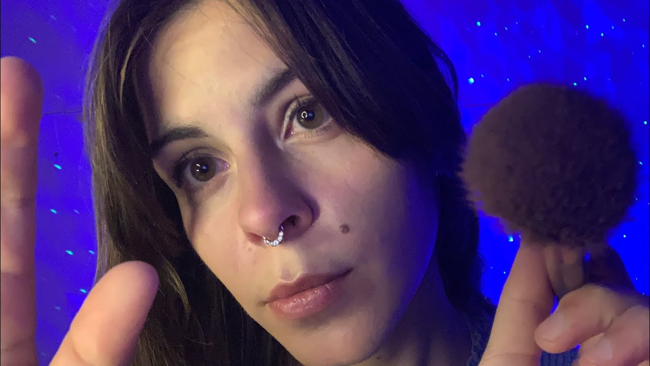 ASMR UP CLOSE PERSONAL ATTENTION FOR SLEEP ( face touching, face brushing, affirmations ✨)