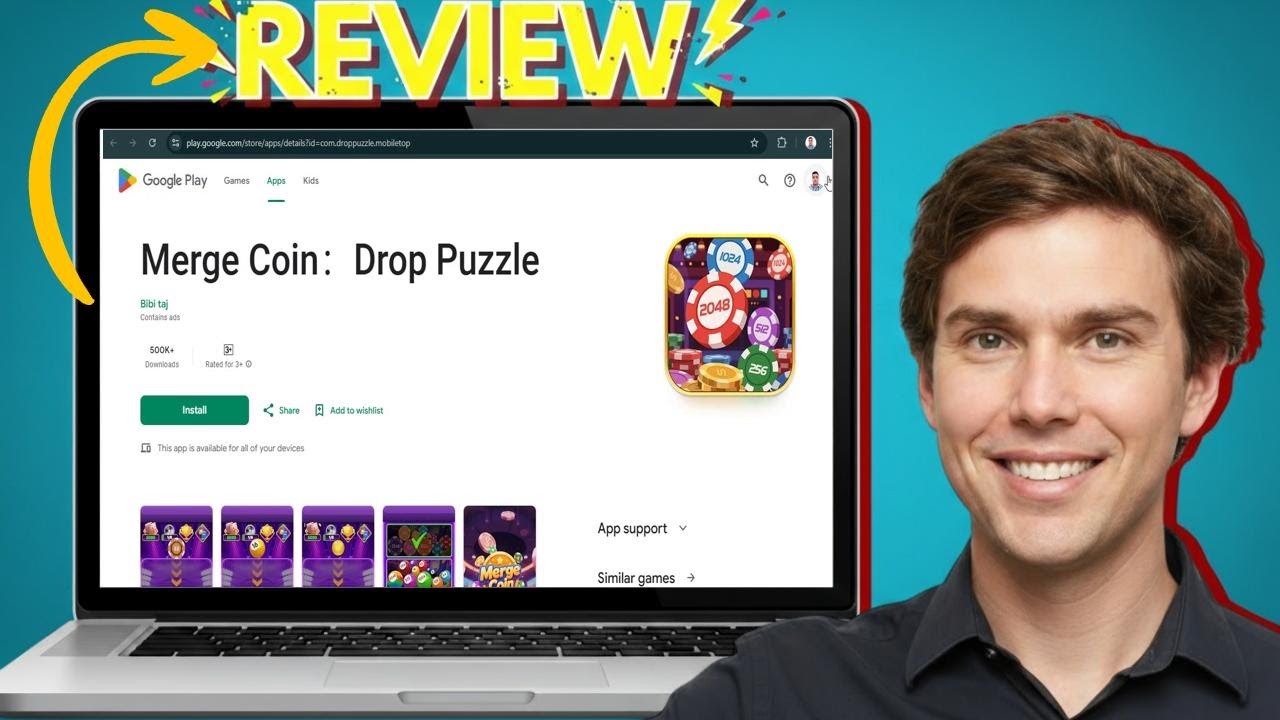 Merge Coin Drop Puzzle Review &ndash; Is This App Legit or a Scam?