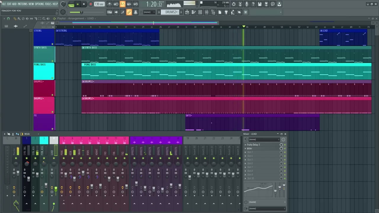 FRONT 242 "Tragedy For You" - Instrumental Remake Excerpts [FLStudio]