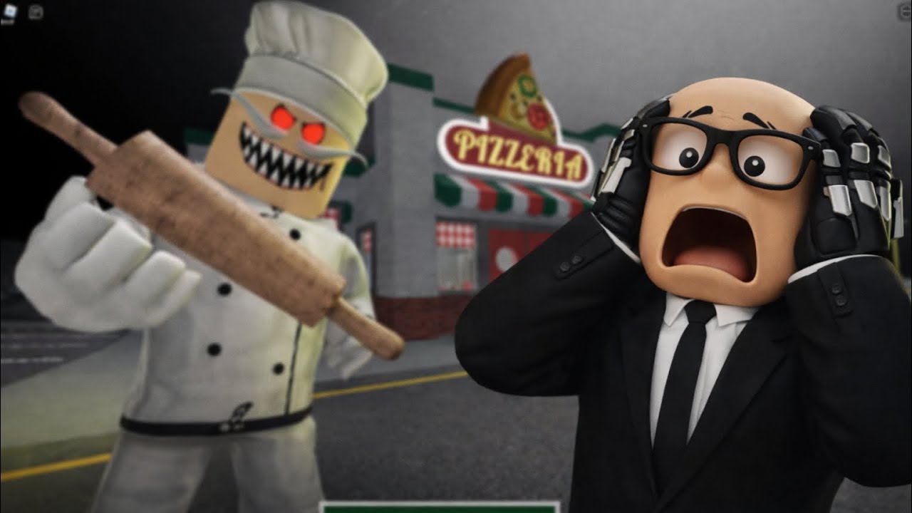 Escapei do pizzaiolo malvado da pizzaria 😱!