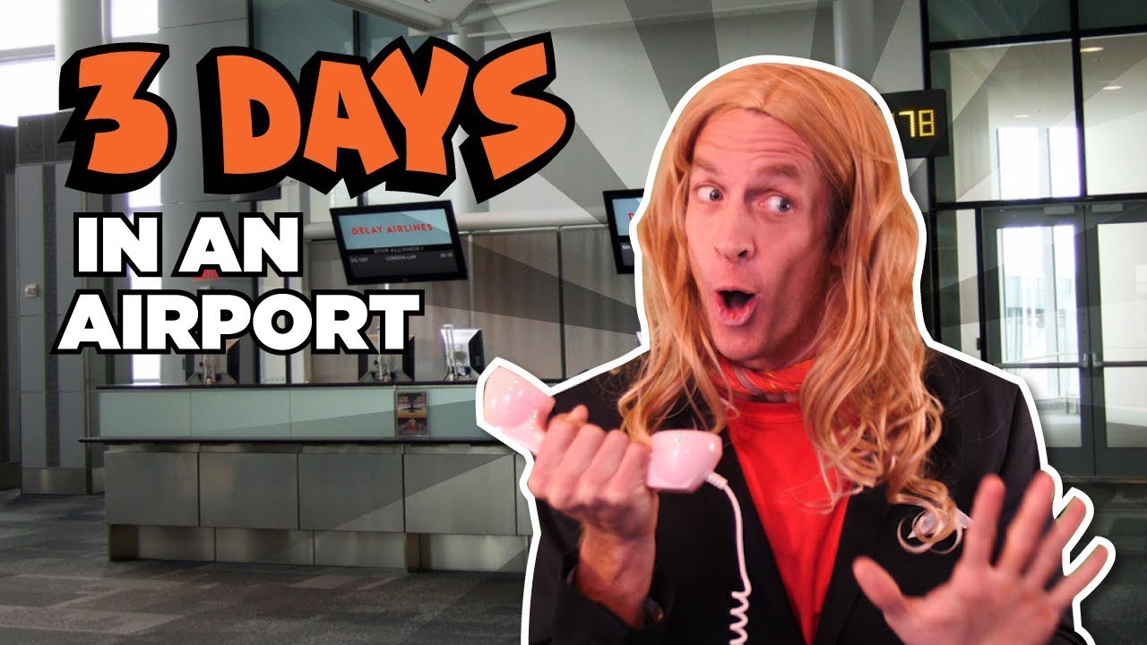 Stuck in an airport for THREE DAYS // Major airport drama // The Holderness family