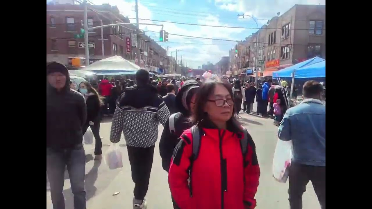 纽约布鲁克林的节日气息The festive atmosphere of Brooklyn, New York