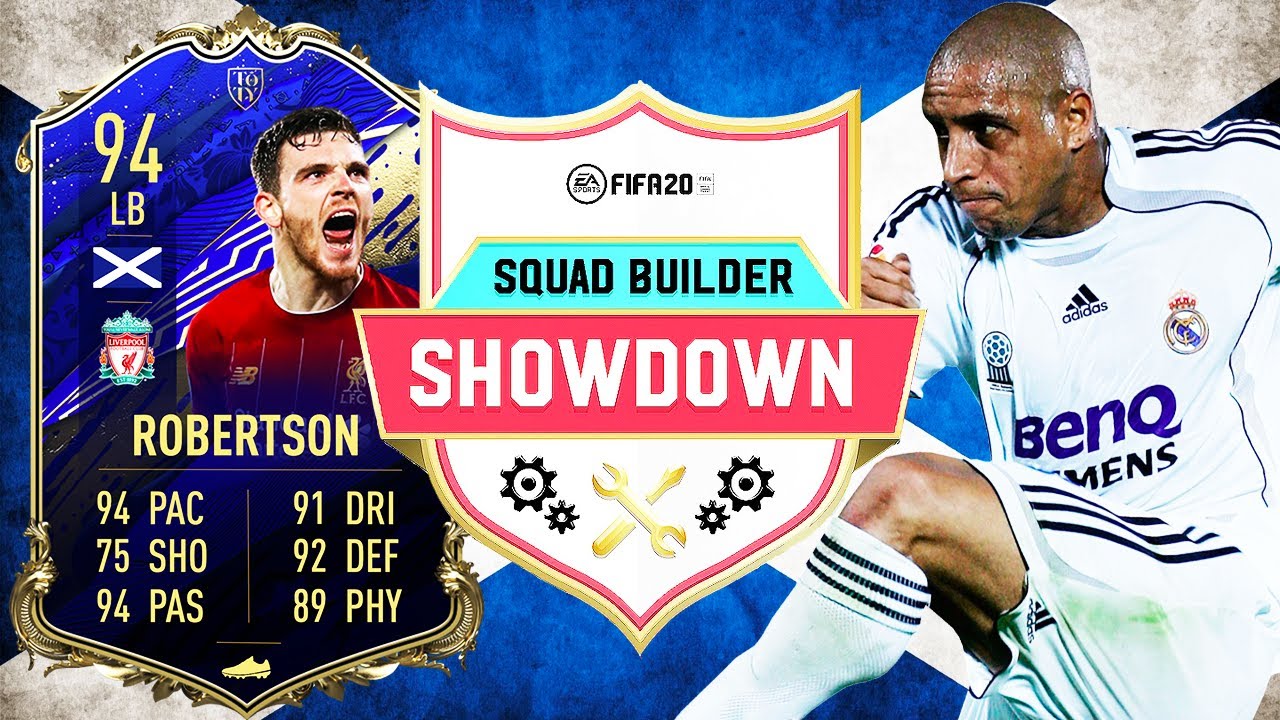 THE SCOTTISH ROBERTO CARLOS!! 94 TOTY ROBERTSON SQUAD BUILDER SHOWDOWN!! - FIFA 20 ULTIMATE TEAM