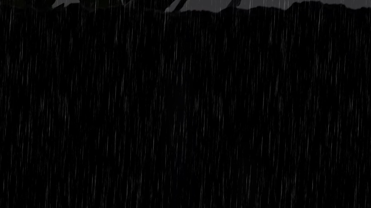 Heavy Rain Sounds for Deep Sleep - Peaceful ambience, 24/7 BLACK SCREEN
