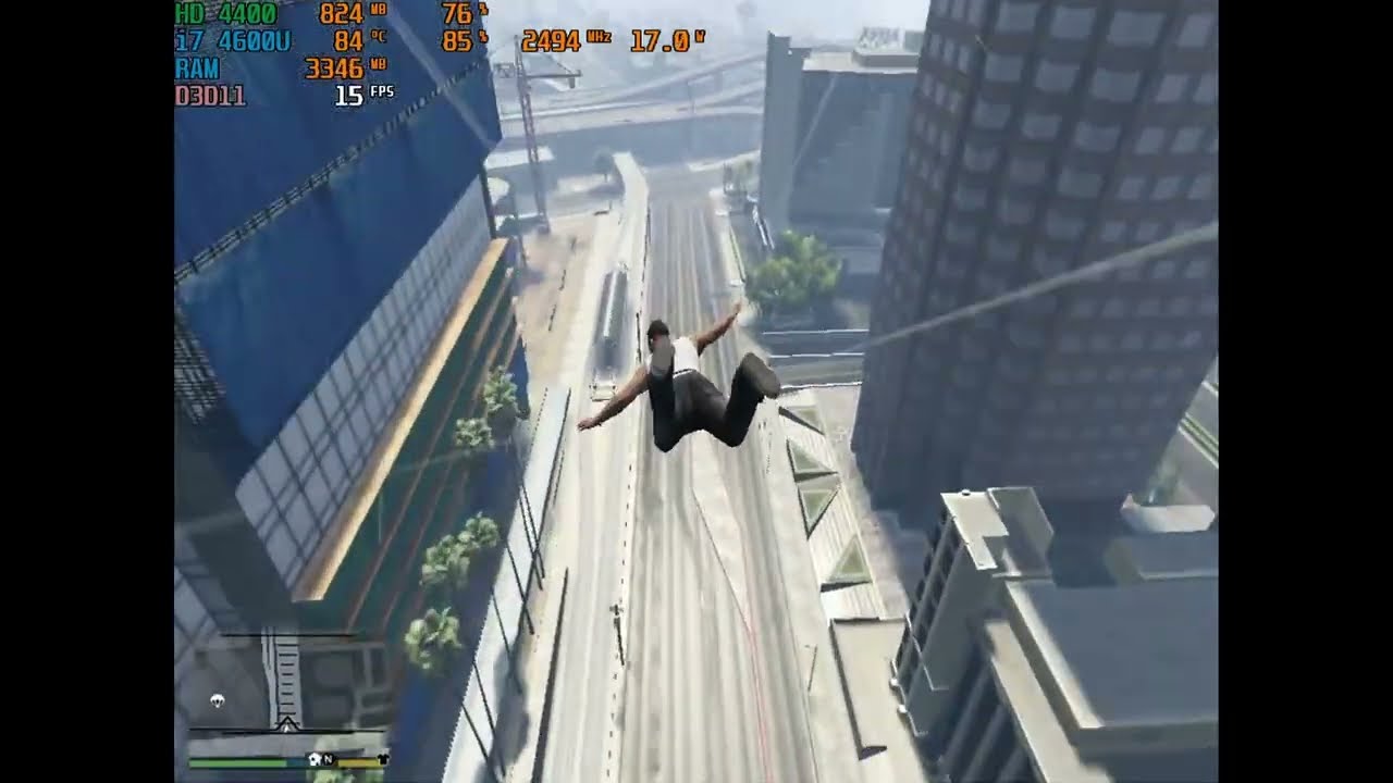 Grand Theft Auto 5 on i7 4600U and Intel HD 4400
