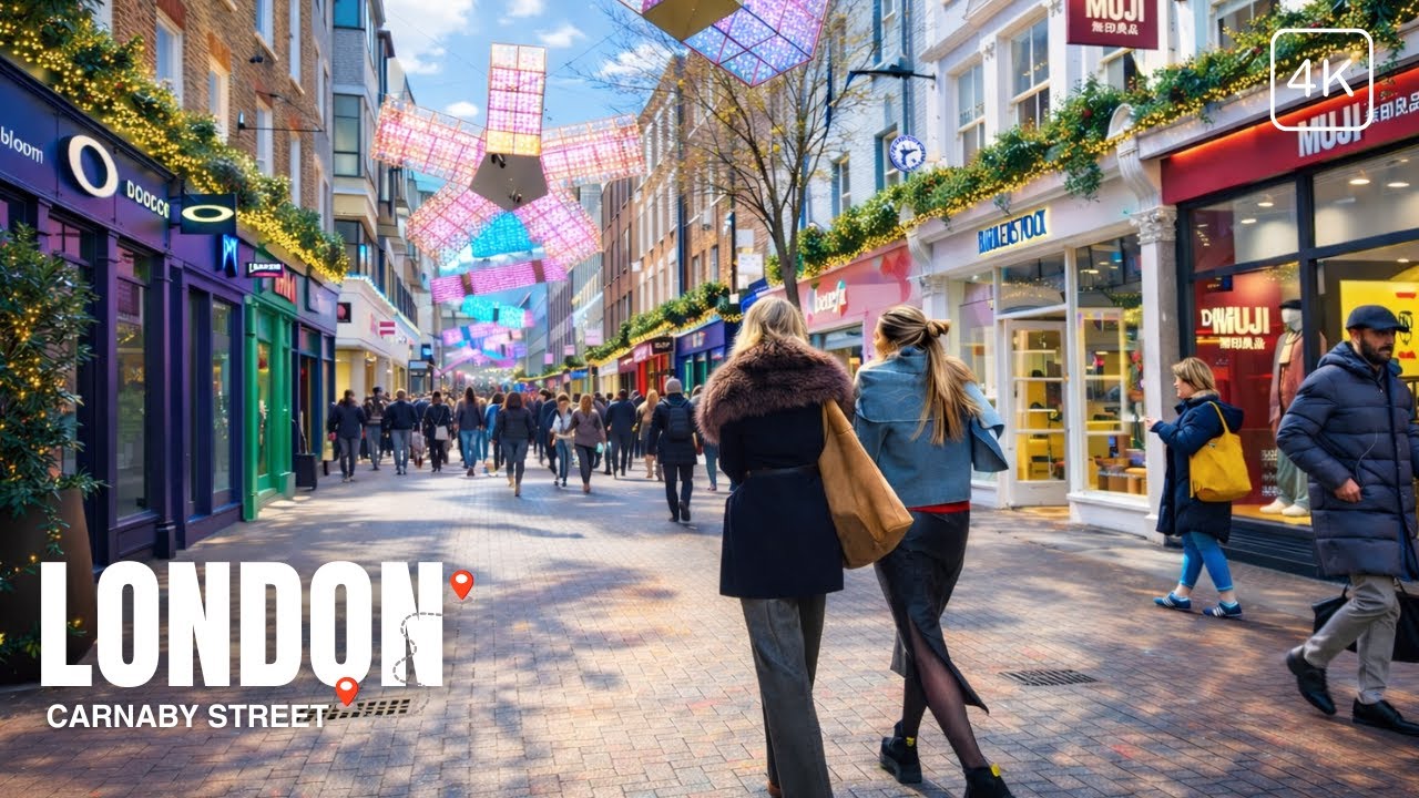 4K Luxurious Markets of London | London Walking Tour