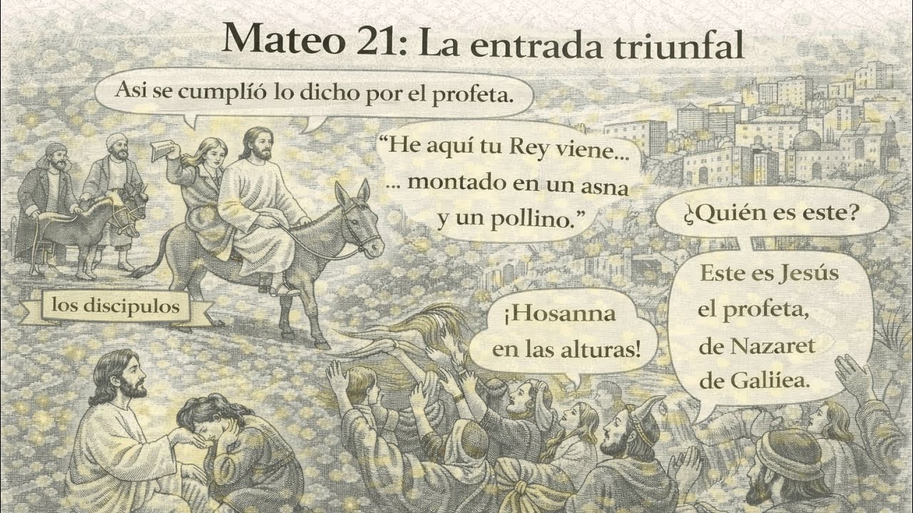 Mateo 21: La Entrada Triunfal — El Rey que nadie esperaba