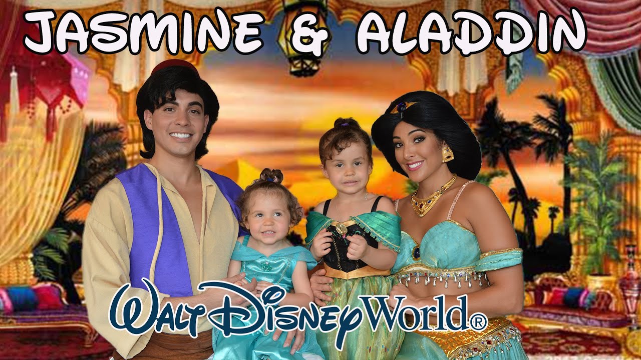Jasmine & Aladdin at Disney World