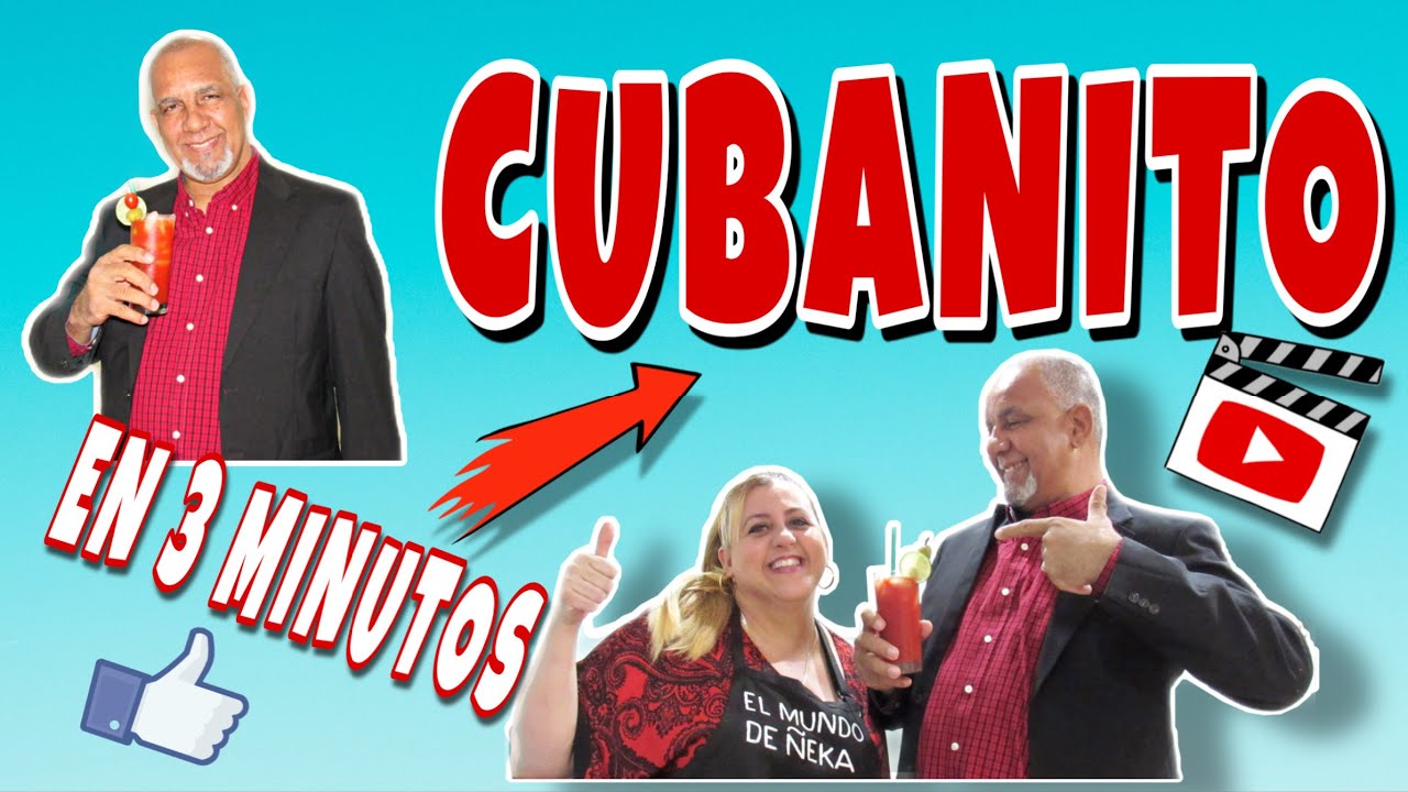 CUBANITO (en solo 3 minutos)//Trago  cubano