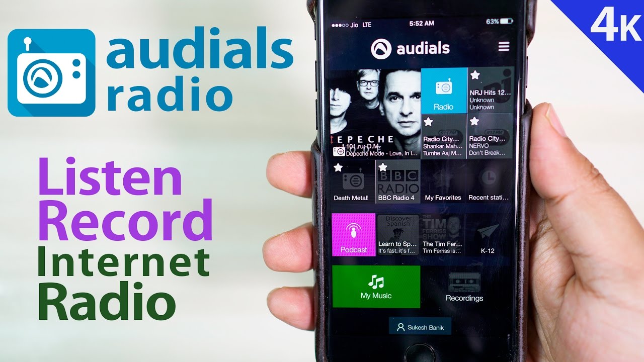 Best Internet Radio App for iPhones- Audials Radio (FREE) | Sponsored