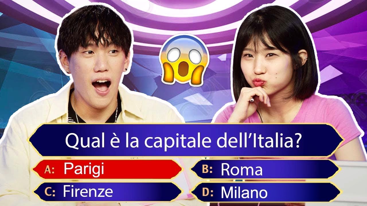 COREANI fanno il QUIZ sull' ITALIA!  😅 Ep. 2 | La Torre di Pisa è a Firenze?! 🤦🏻‍♂️