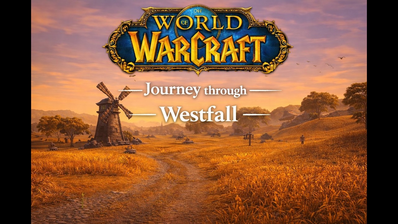 A Peaceful Walk Through Westfall at night | WoW Ambience Exploration