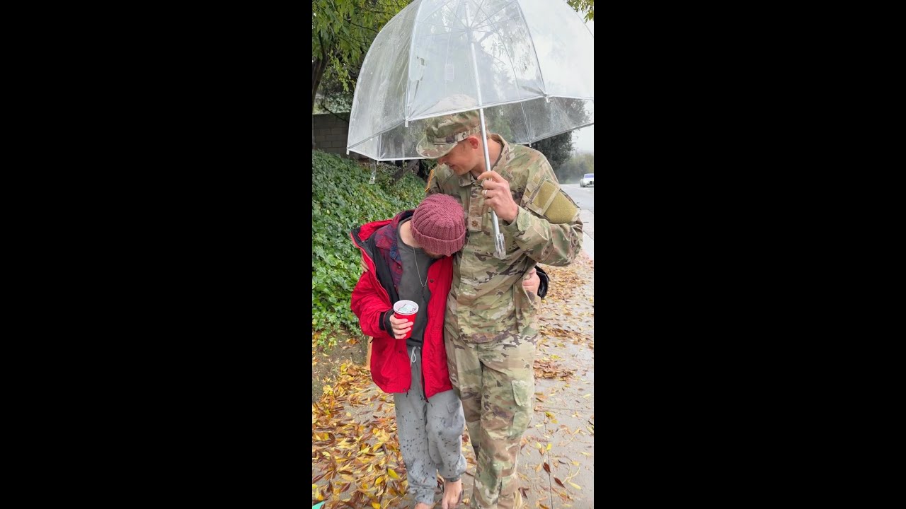 Surprising my homeless brother ❤️