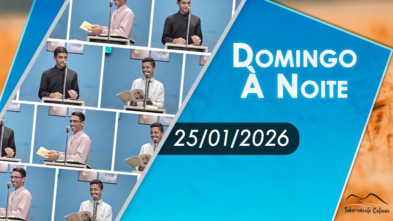 25.01.2026 - DOMINGO À NOITE - Pr. Wellton Mendes
