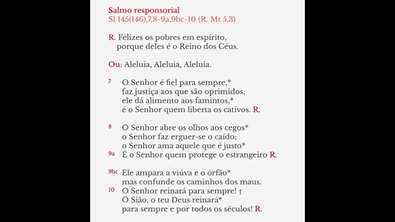 Felizes os pobres em espírito,