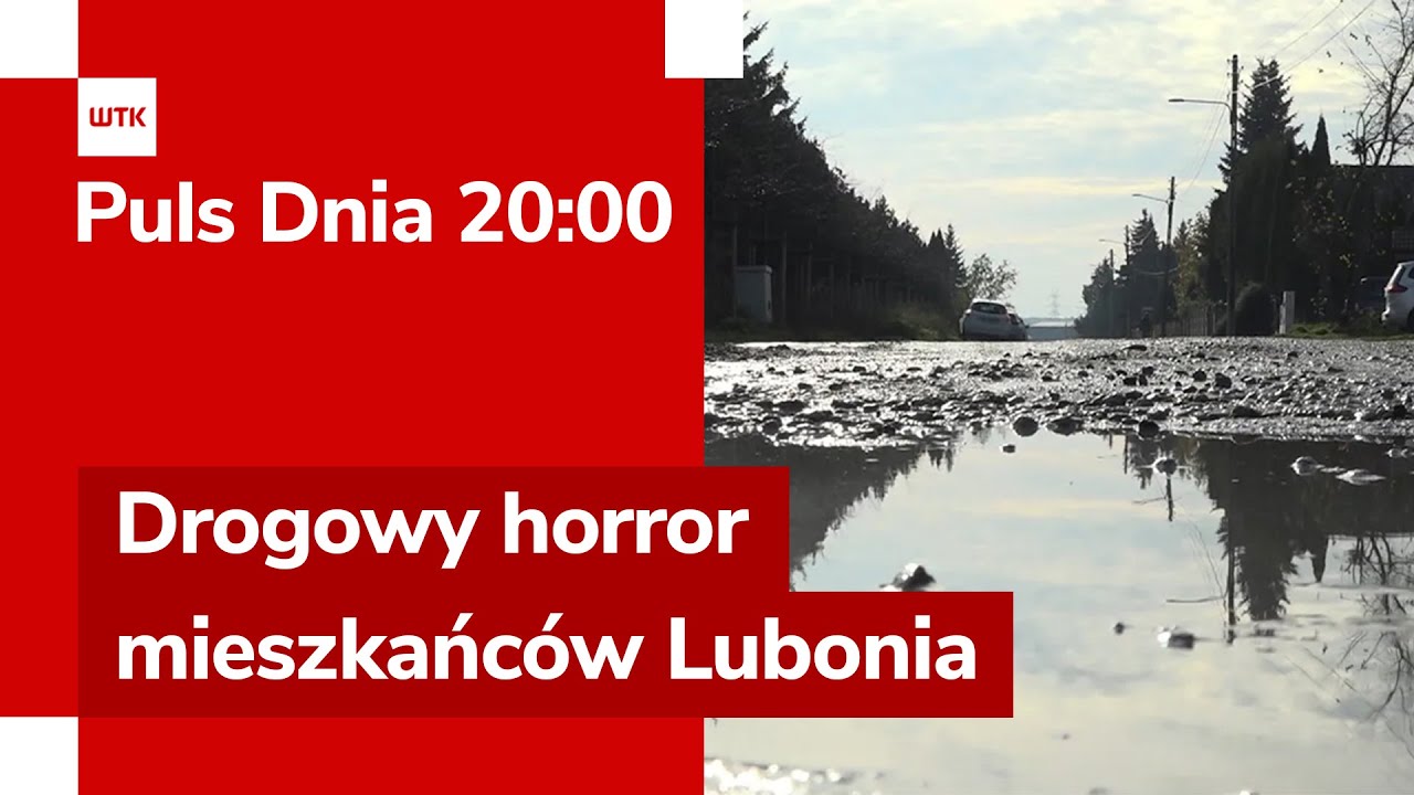Dziurawa ulica, samochody do naprawy. Drogowy horror mieszkańc&oacute;w Lubonia