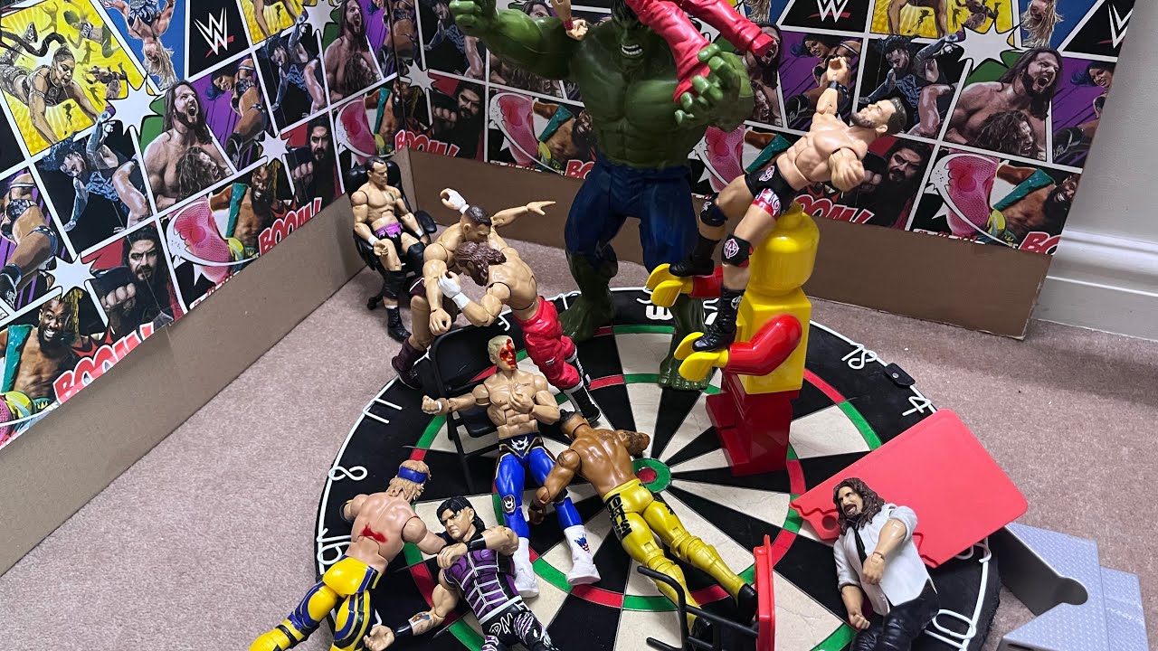 FIRST EVER DARTBOARD WWE MATCH!