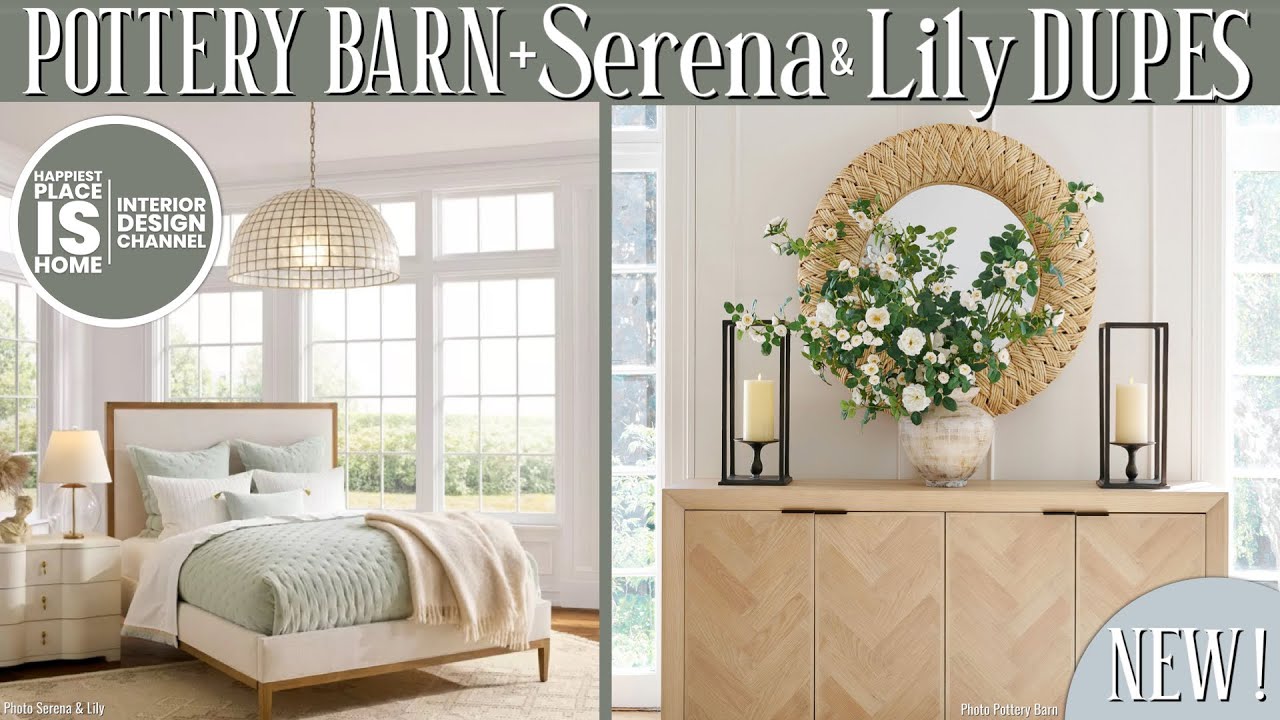 DUPES for NEW Pottery Barn & Serena & Lily Decor!