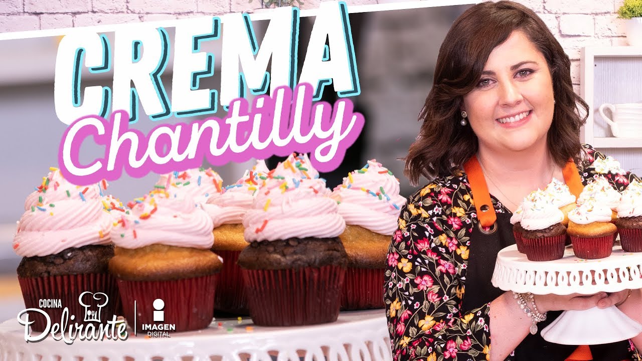 Cómo hacer CREMA CHANTILLY 🎂 ¡Que no se DERRITE! | Hasta La Cocina con Lucía Mena