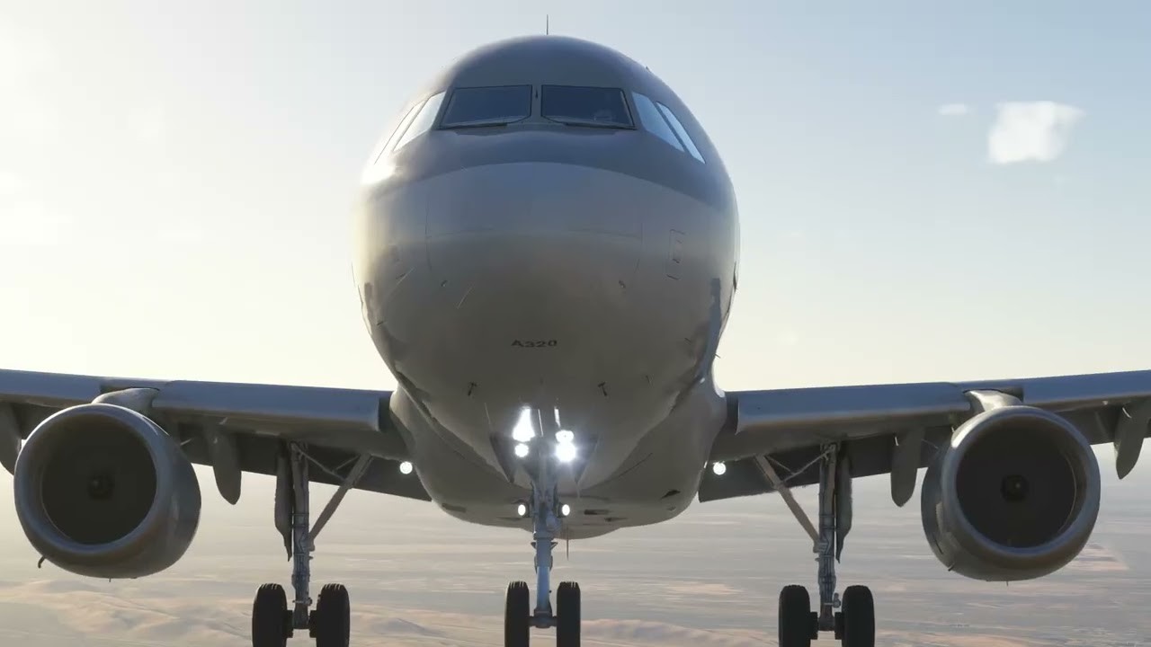 Preparing To Landing At MUSCAT Int. Airport By Fenix A320 MSFS2024 