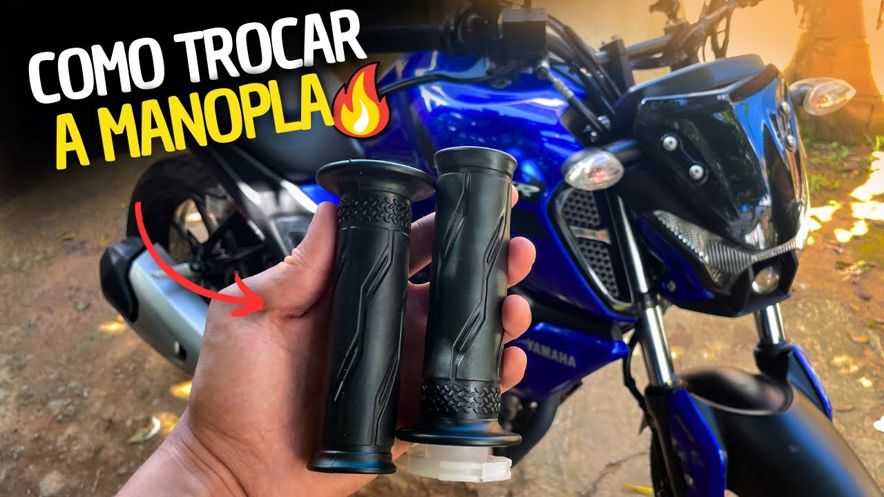 COMO TROCAR A MANOPLA E LUBRIFICAR O CABO DO ACELERADOR DA YAMAHA FZ-15