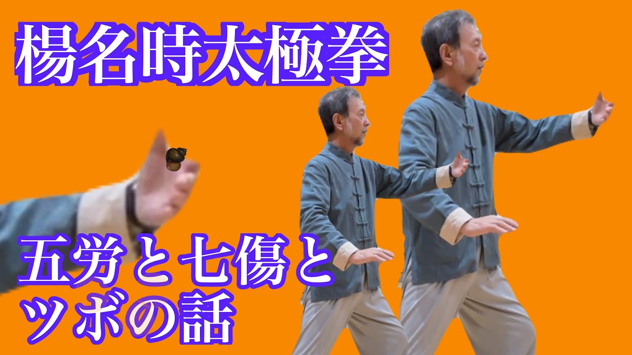 【楊名時太極拳】弧形螺旋の螺はタニシ⁇