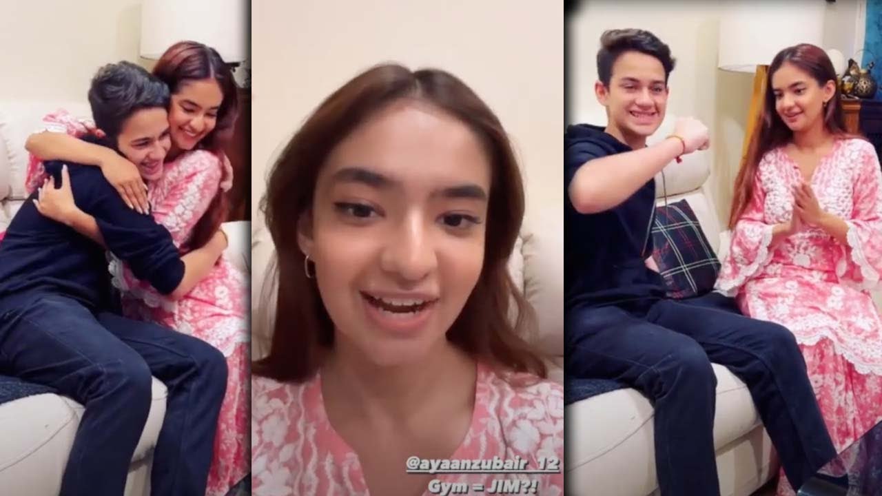 Anushka Sen Celebrate Rakhi With Jannat Zubair Brother Ayaan Zubair || Cute Video Viral