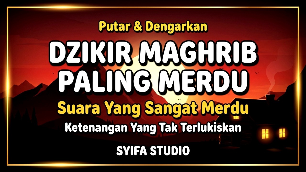 DZIKIR MAGHRIB PALING MERDU ! DZIKIR MALAM MUSTAJAB | Doa Perlindungan Sebelum Tidur