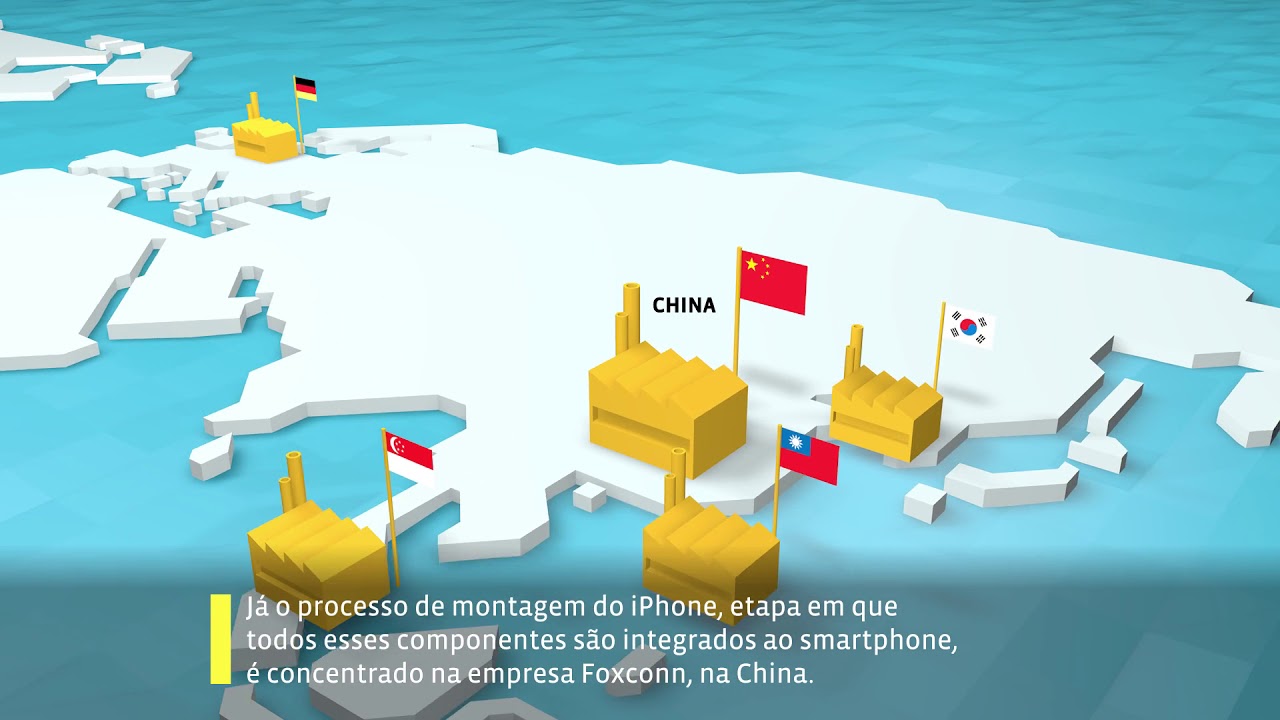 Como a produção do iPhone explica a globalização