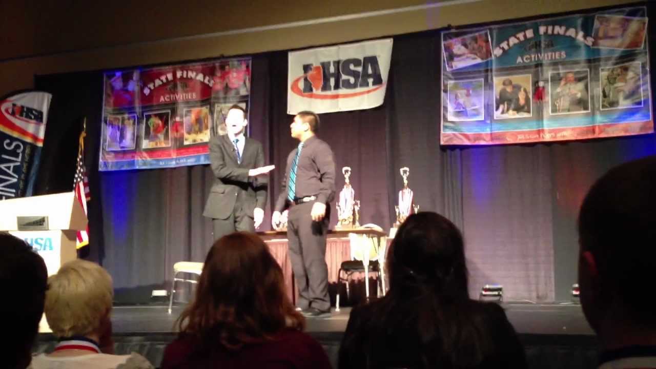 IHSA 2013 State Champs- HDA Humorous Duet Acting