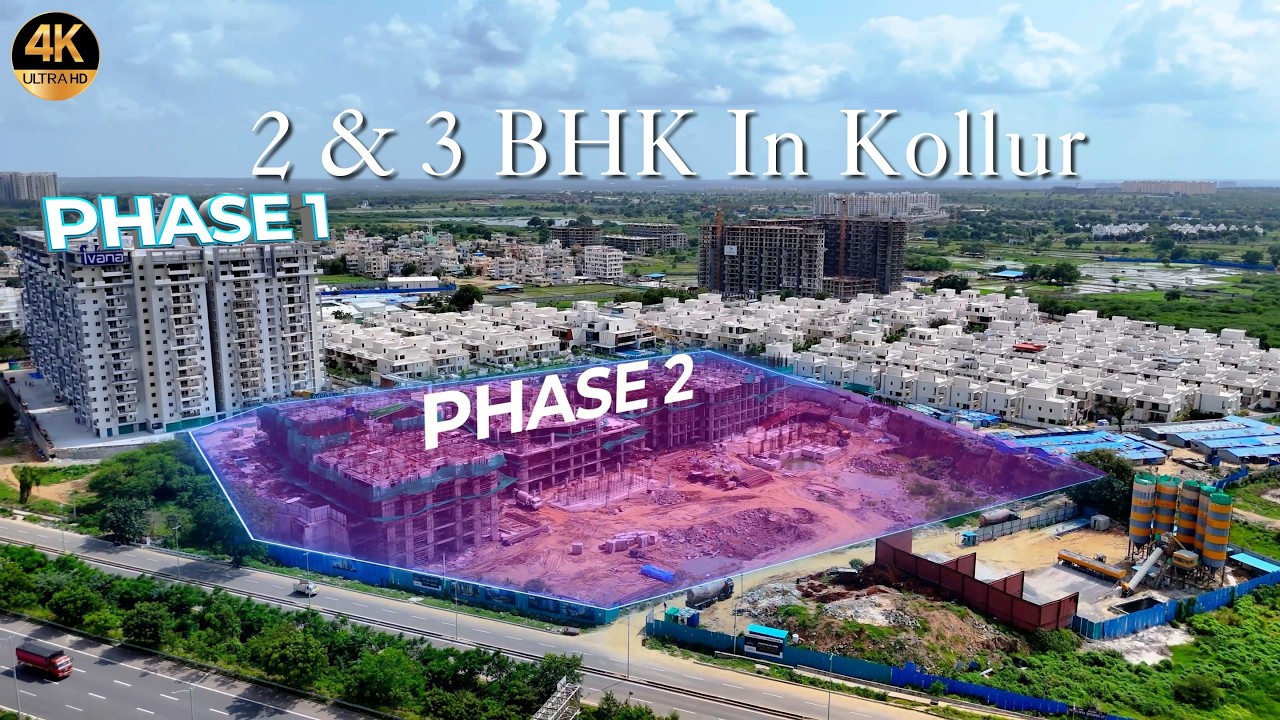 Anvitha Ivana Kollur Hyderabad | Luxury 2-3-4 BHK Apartments Tour | ORR Exit 2 | Walkthrough 2025