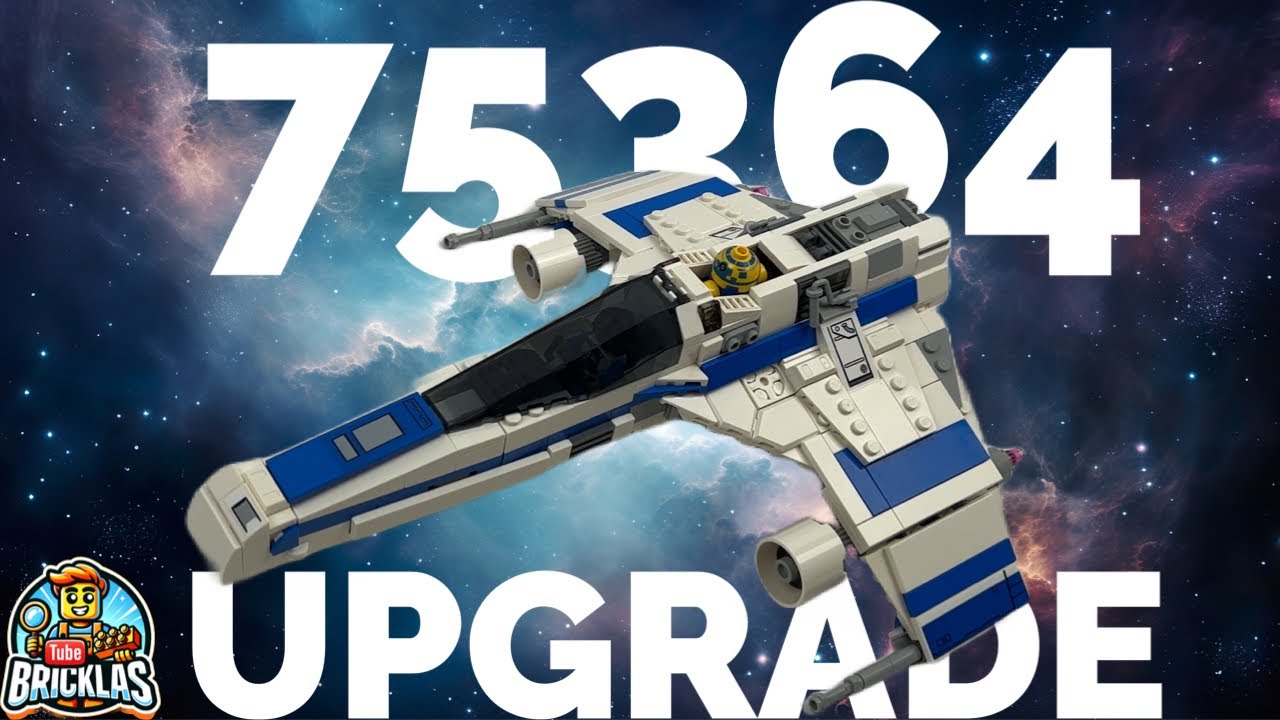 THE GRAND FINALE! LEGO Star Wars 75364 E-Wing Modification