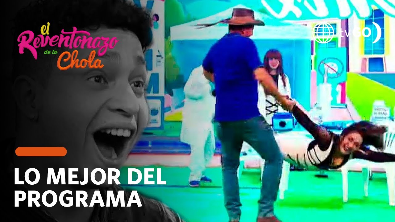 El Reventonazo de la Chola: Flor de Huaraz y el 'Gringo Karl' recrearon el helicóptero (HOY)
