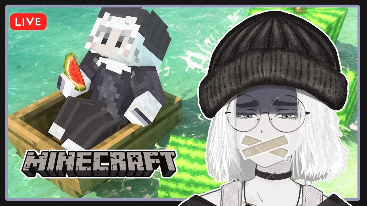 【Minecraft】Throat hurts! Mute MC day!  [ Vtuber ] #remolive