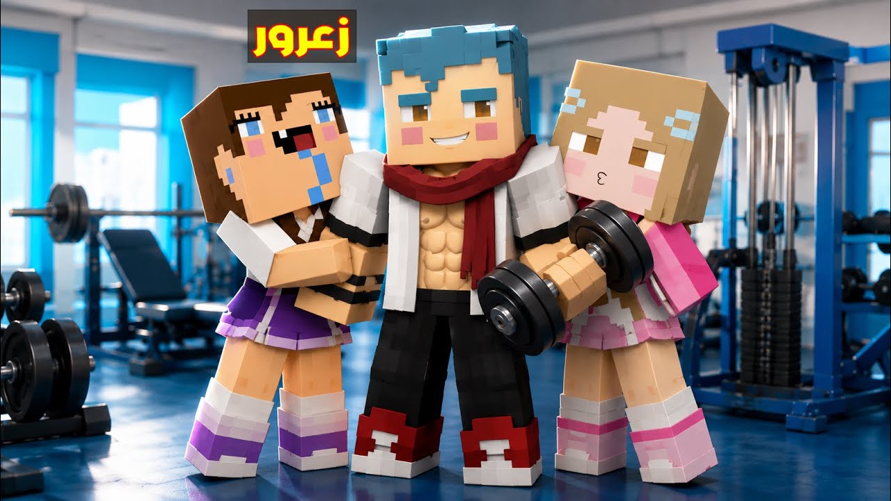 فلم ماين كرافت : كل البنات يطاردوا في زعرور ( زعرور يكره البنات ) ؟!!🔥😱