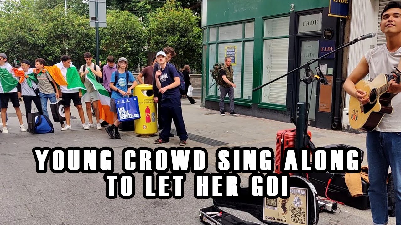 YOUNG CROWD SING to LET HER GO by PASSENGER