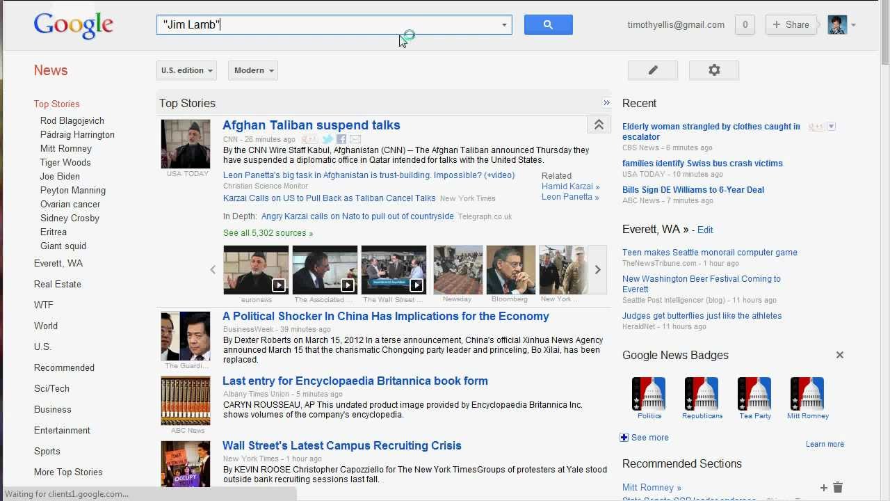 Broken Google News Related Articles UI