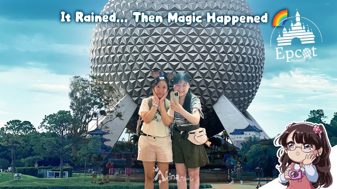 A Day in Disney’s EPCOT 🌈 From Rain to Rainbow! | Food, Rides & Fireworks ✨ Vlog