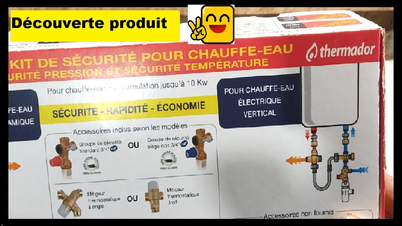 Brancher un ballon d'eau chaude avec le kit THERMADOR KMIX - Mitigeur chauffe-eau