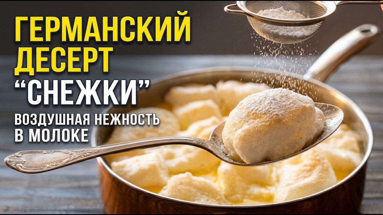 Снежки ( Schneeflocken sheypale), старинный немецкий десерт.  Вкусные рецепты из доступных продуктов