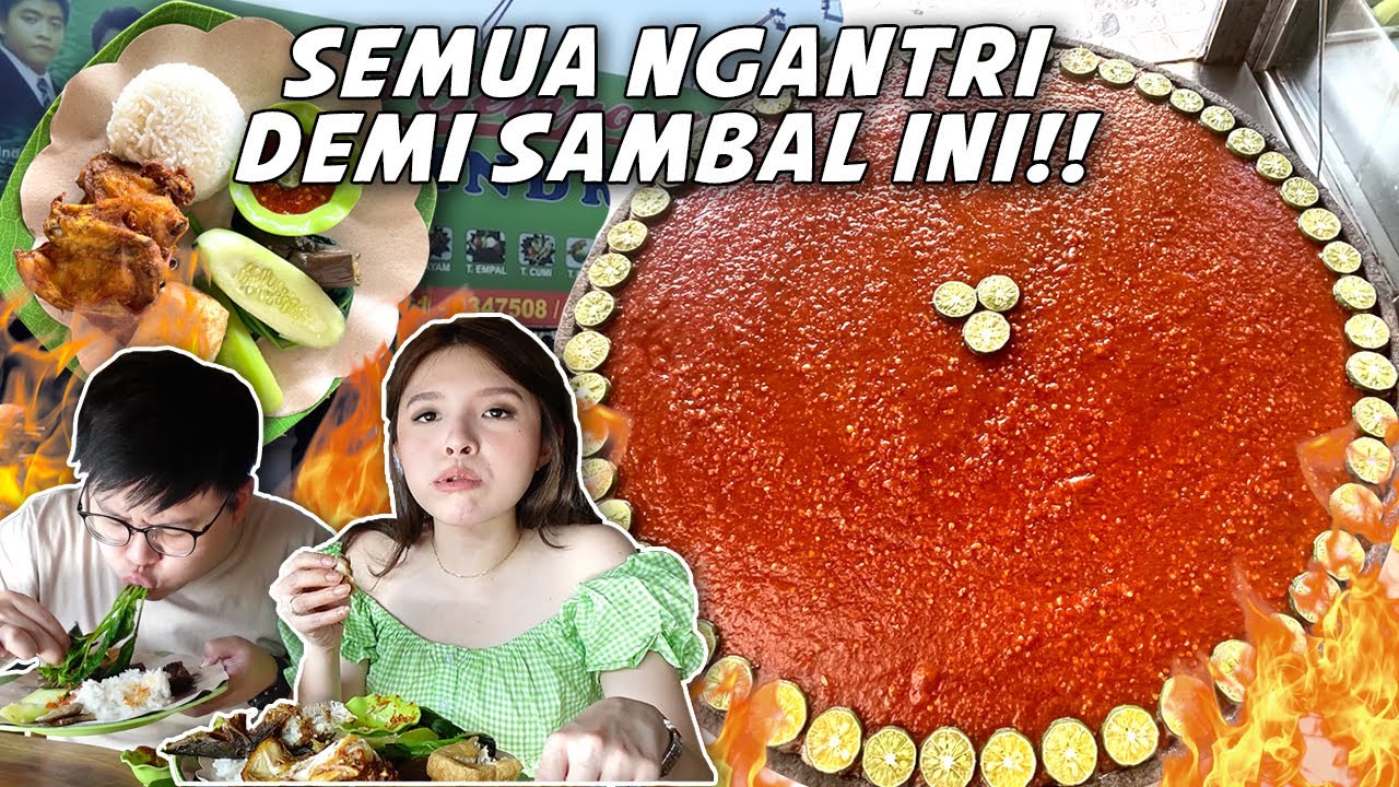 PEDAS NYELEKIT !! DEMI MAKAN SAMBAL INI YANG BELI SELALU NGANTRI !!