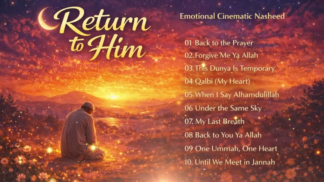 Return to Him | Full Emotional Nasheed Album | Faith, Prayer, Forgiveness & Spiritual Healing Music