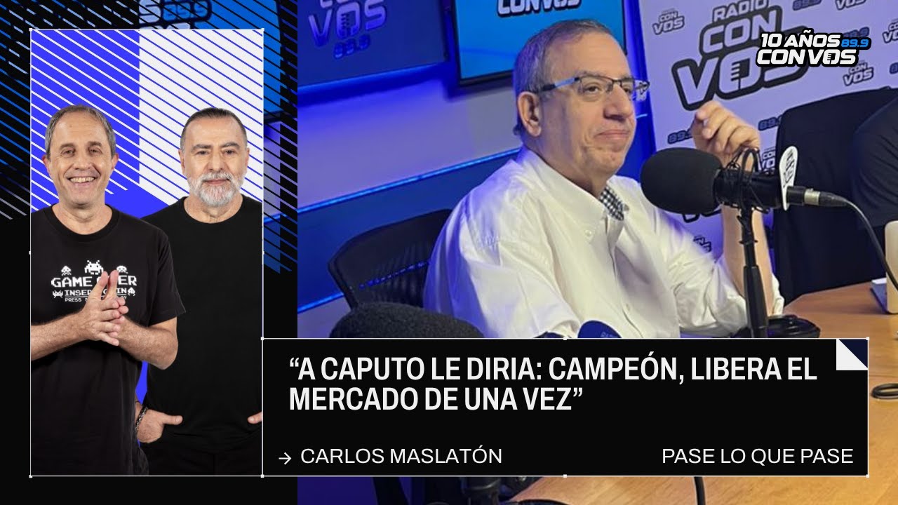 El analisa financiero Carlos Maslatón con Tenembaum y Sietecase.