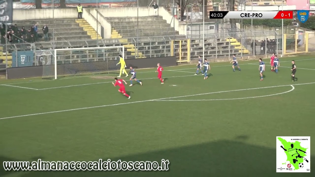 Serie D Girone D Crema - Pro Sesto 1-3