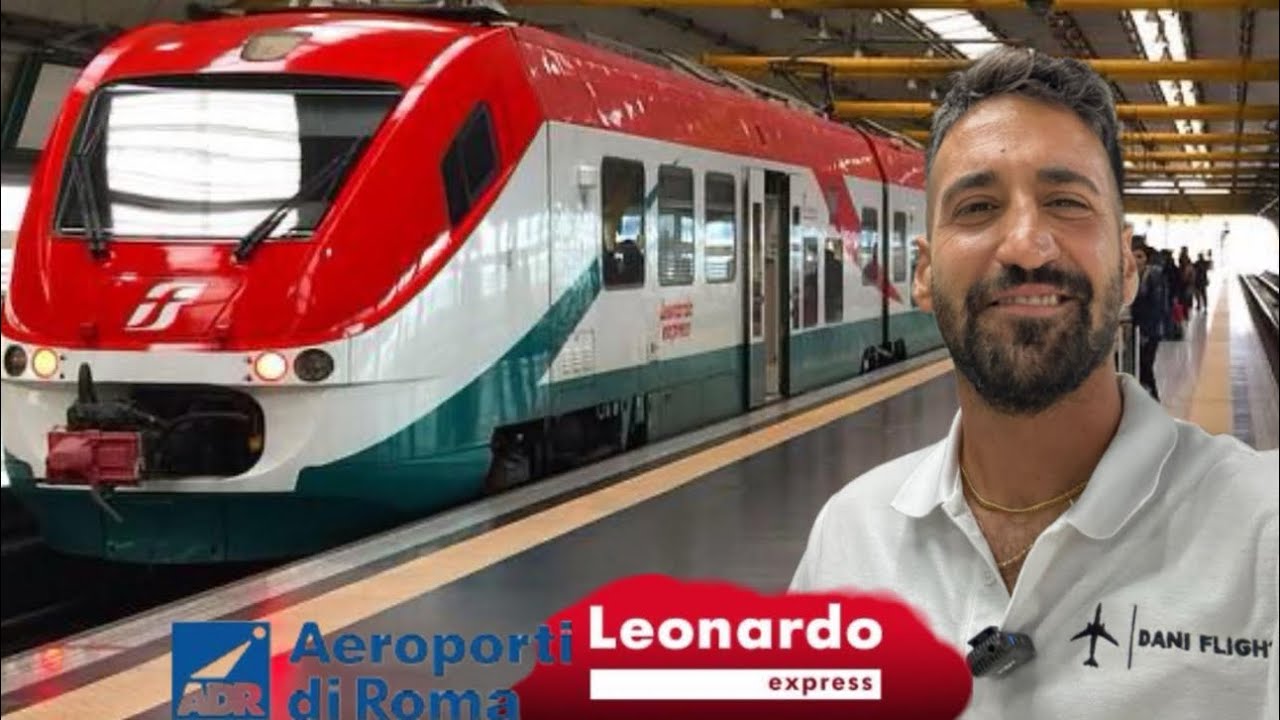 Prendo il treno Leonardo express dentro L’aeroporto di ROMA FIUMICINO