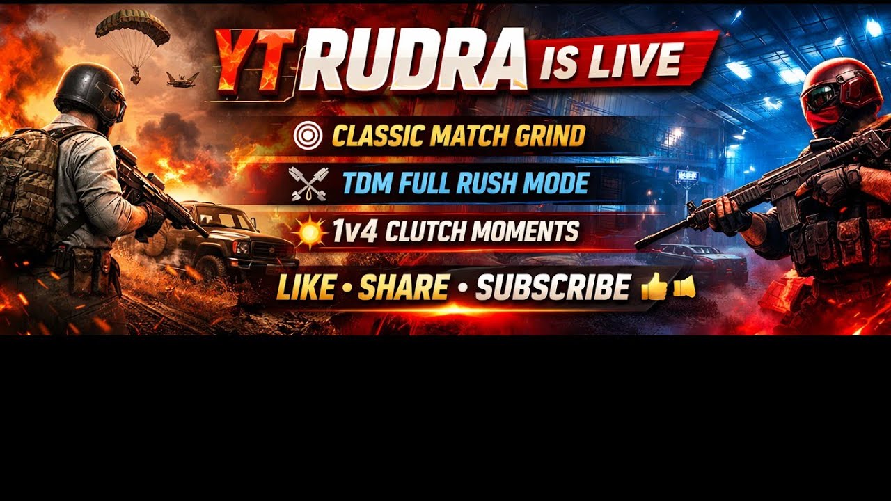 YT RUDRA IS LIVE